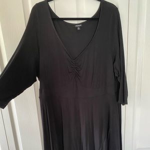 Torrid black waist defined dress